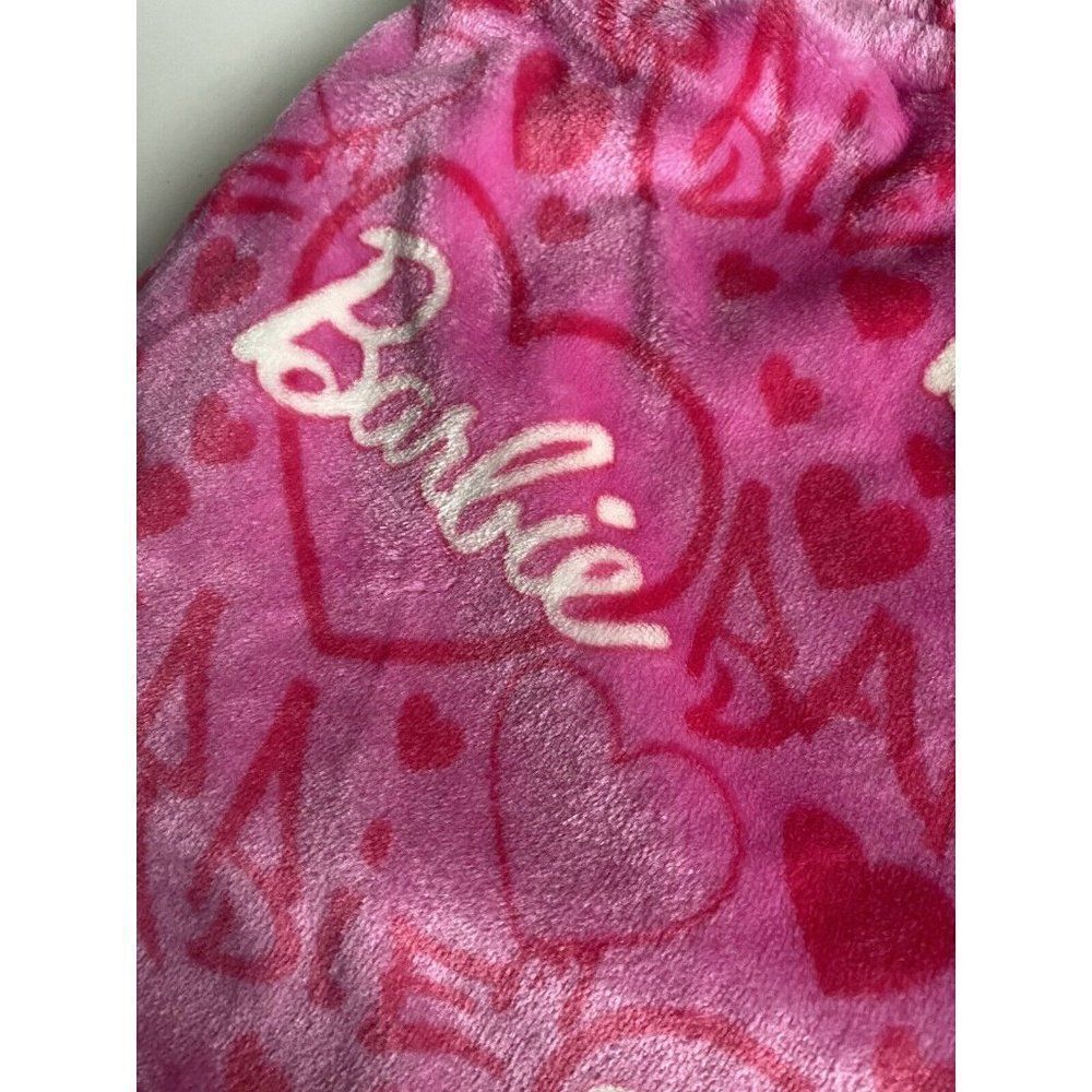 Barbie Apparel Women’s Sz L Hot Pink Logo Shorts Super Soft‎ With Pockets NEW - Picture 5 of 12